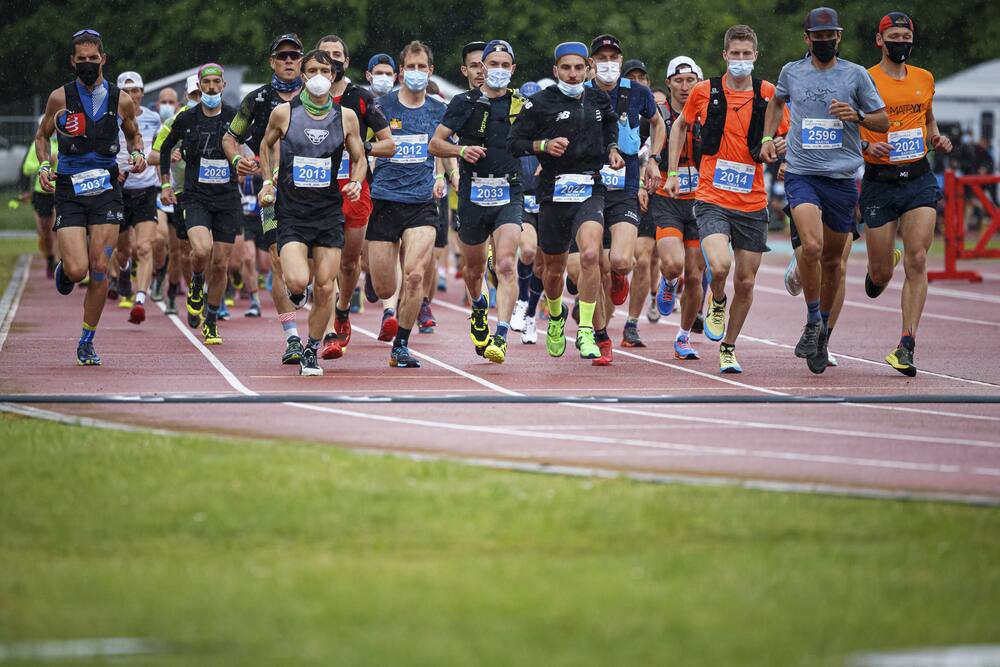 800 coureurs de moins qu'initialement espéré sur la ligne de départ.