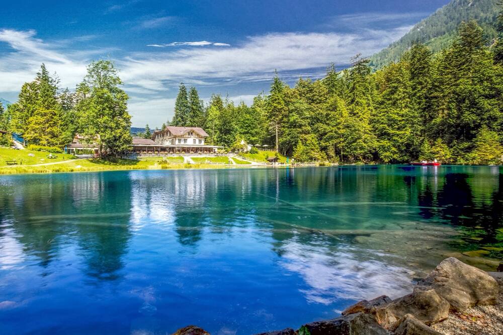 L'étendue d'eau de l'Oberland bernois est un lieu très apprécié sur Instagram.