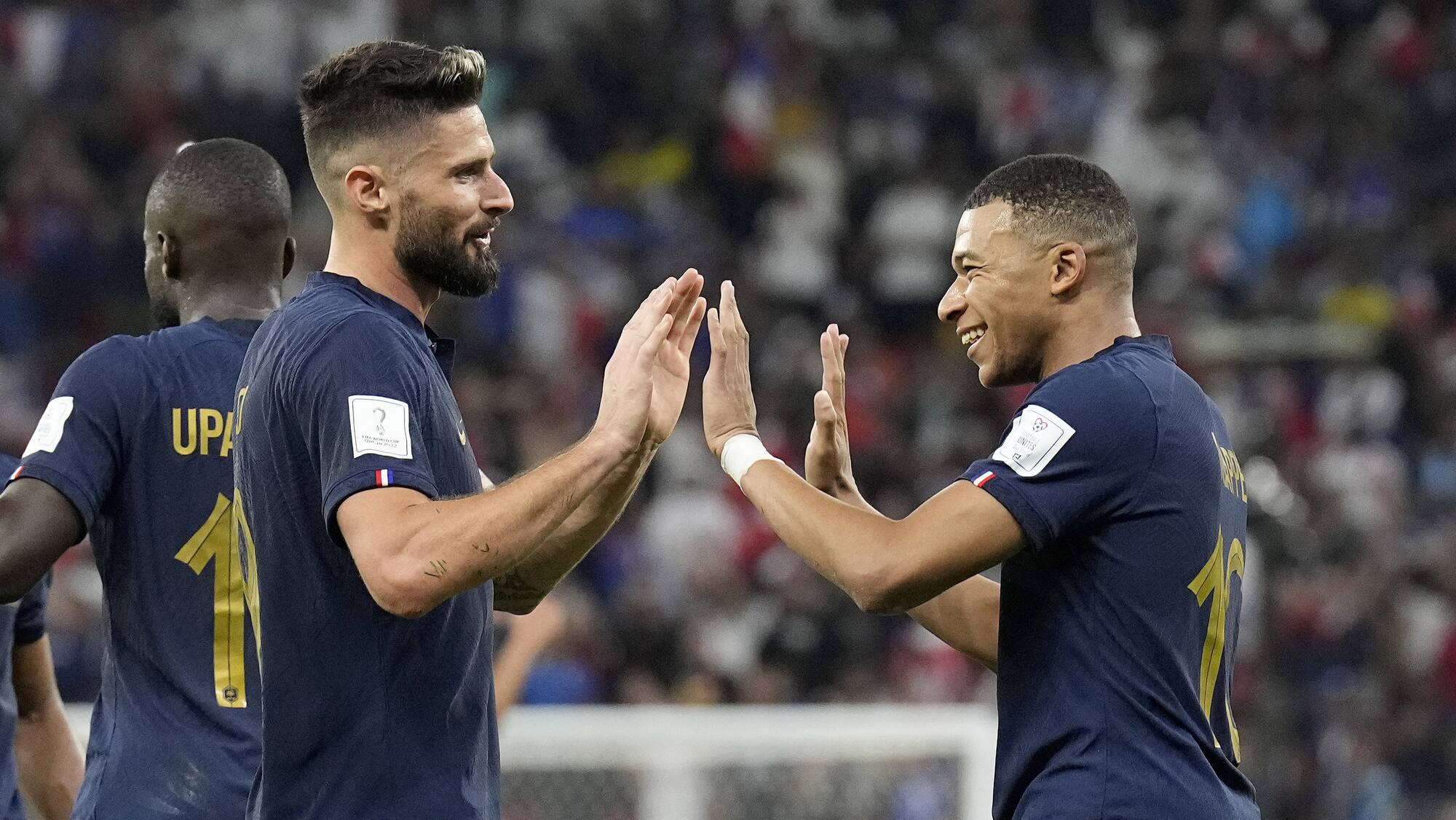 Qatar 2022: Kylian Mbappé et Giroud envoient la France en quarts de finale