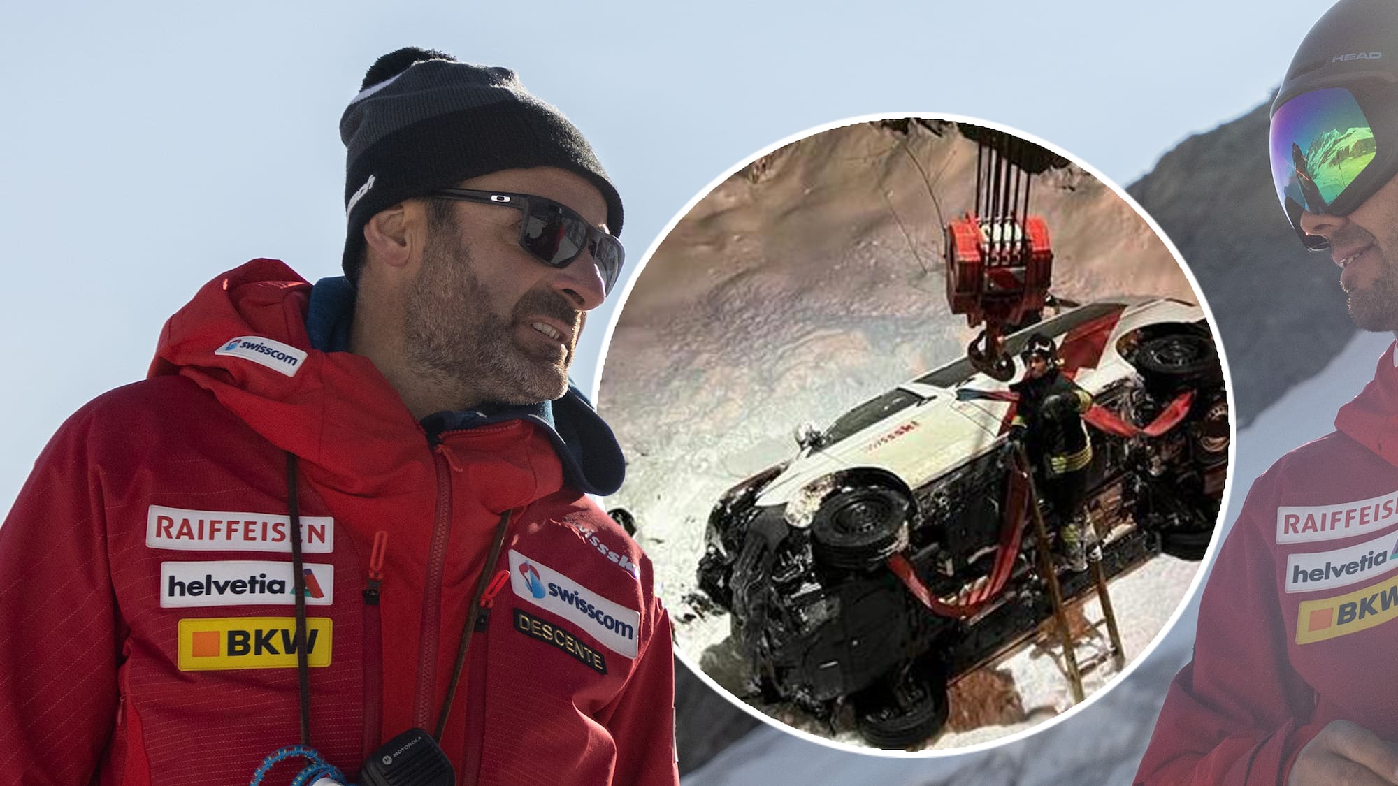 Un préparateur de Swiss-Ski victime d'un violent accident de voiture Un préparateur de Swiss-Ski victime d'un violent accident de voiture