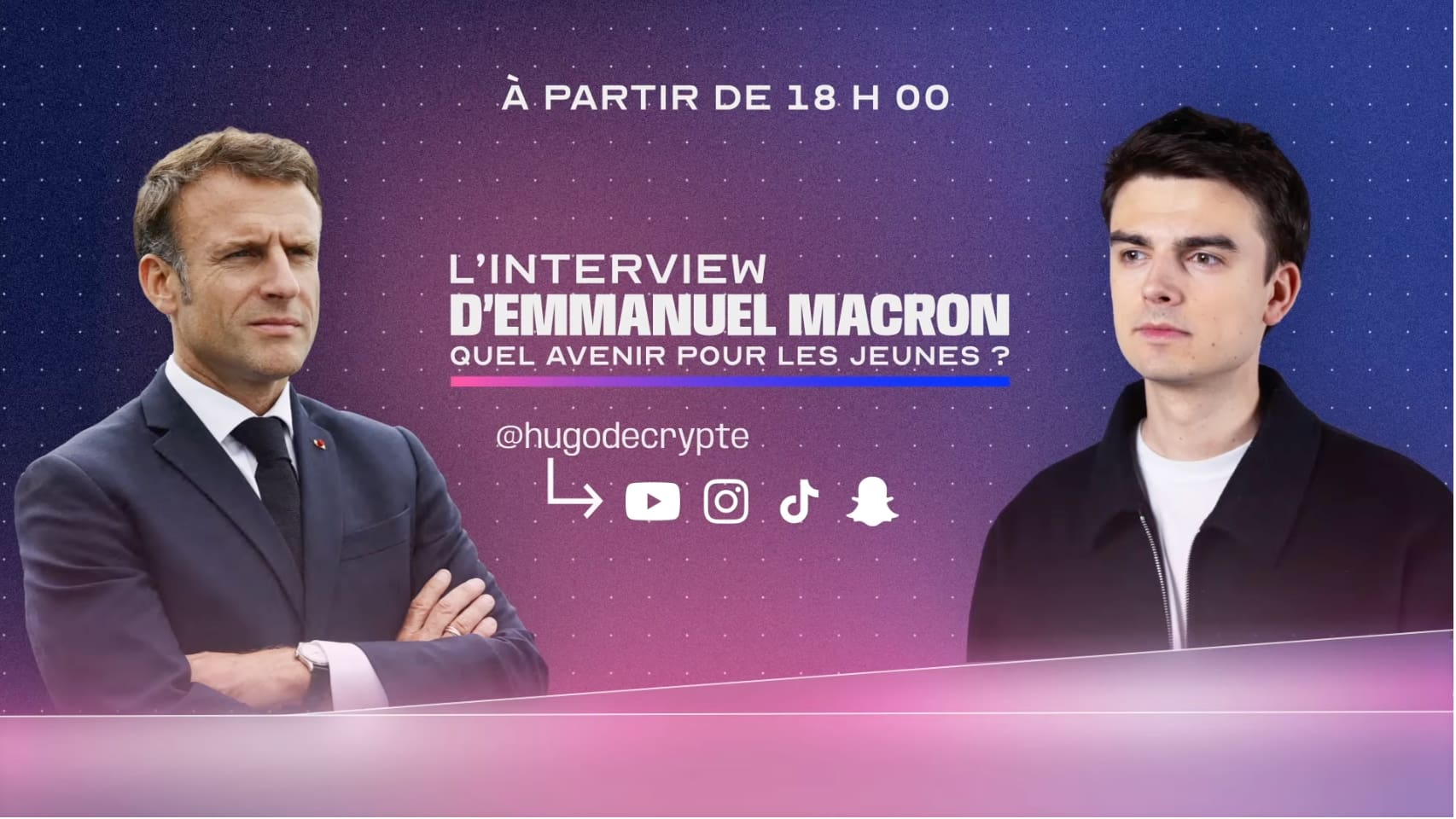 Quand Macron parle aux jeunes, tout est hyper important! - Blick