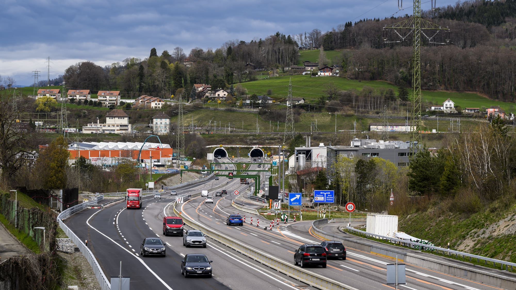 L'autoroute A9 a encore été fermée entre Chexbres et Vevey Blick