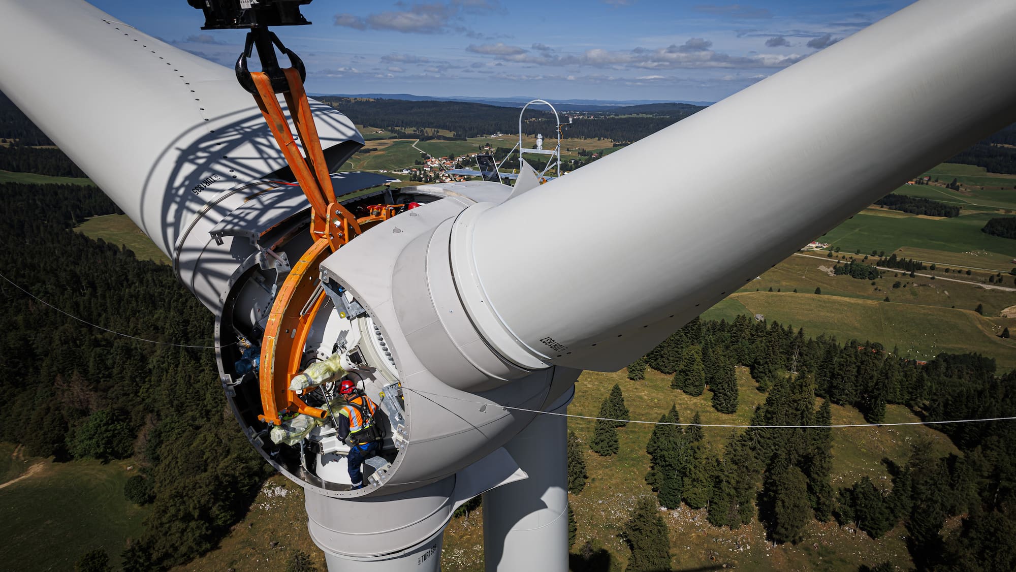 Energie Le premier parc éolien vaudois a été inauguré à SainteCroix