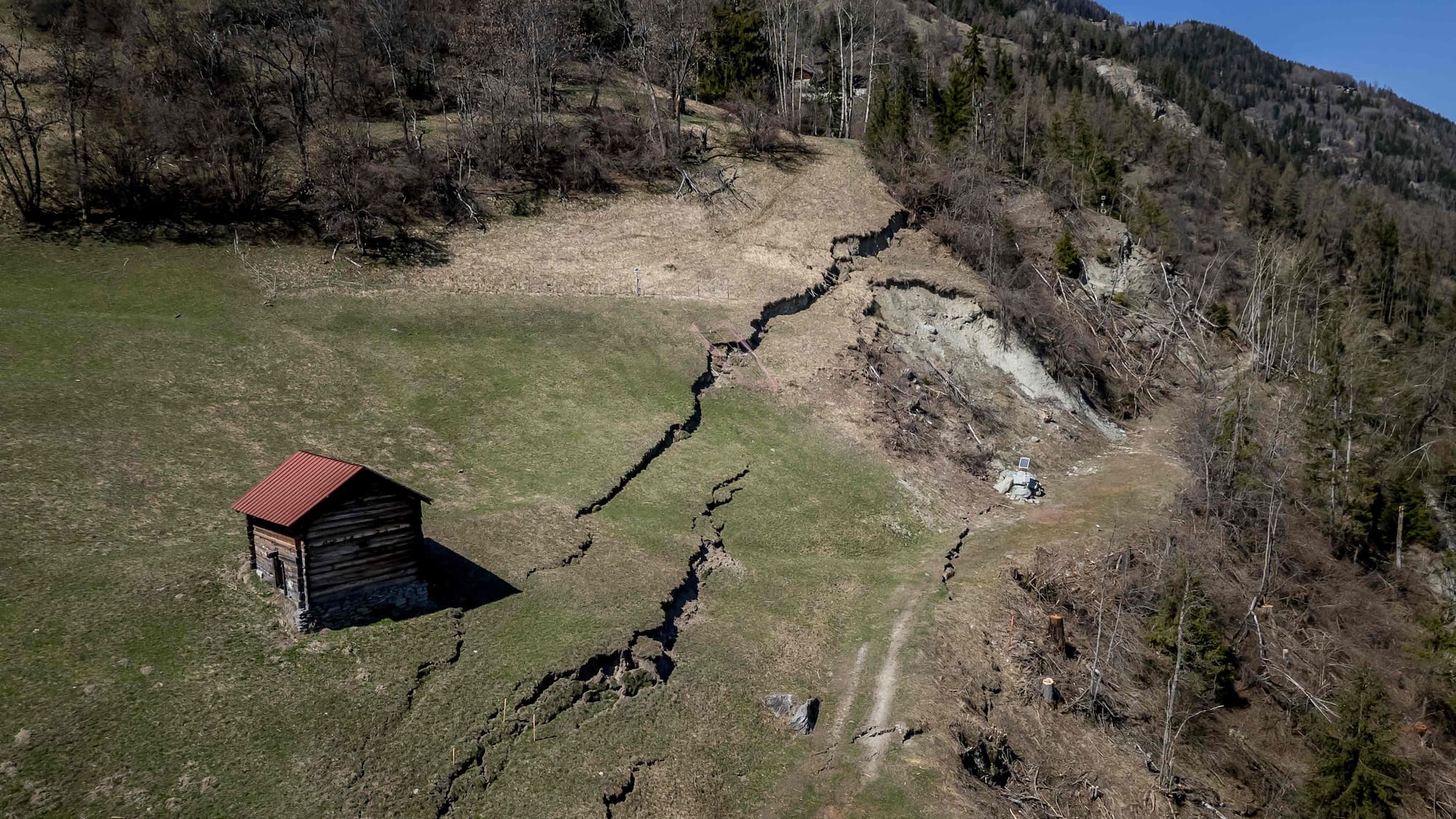 Valais: La faille des Fios en Anniviers s'agrandit - Blick