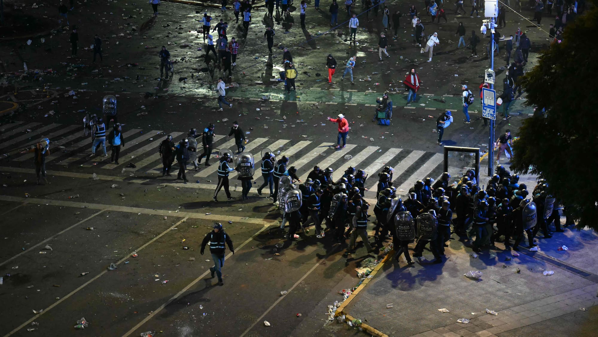 12 arrestations à Buenos Aires: L'après-finale a dégénéré en Argentine