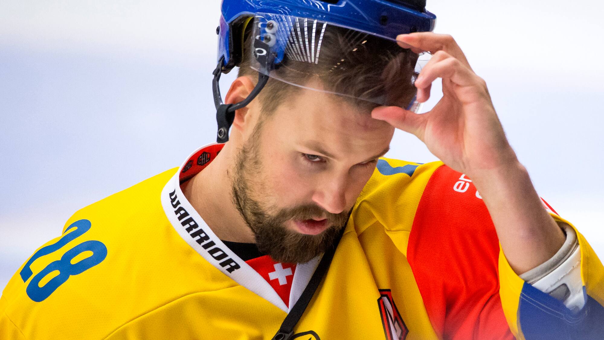 Eishockey ExHCDStar Dick Axelsson beleidigt Schiri Blick