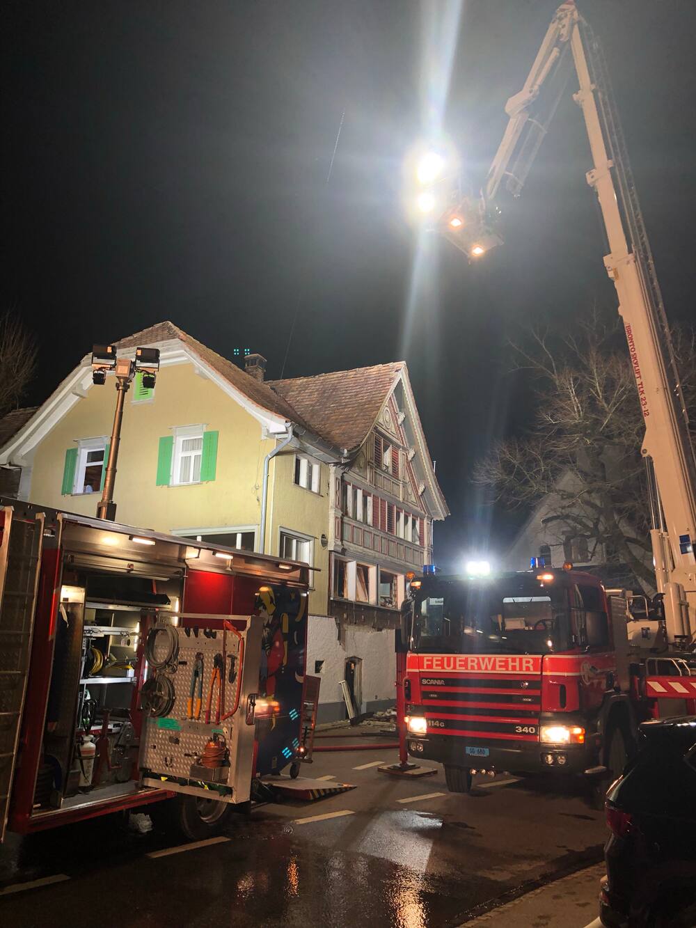 Oberriet SG: Zwei Personen nach Brand in Restaurant verletzt - Blick