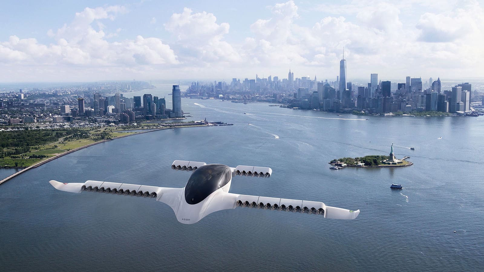 Ab 2025 Startup Lilium stellt ElektroJetFlugtaxi vor Blick