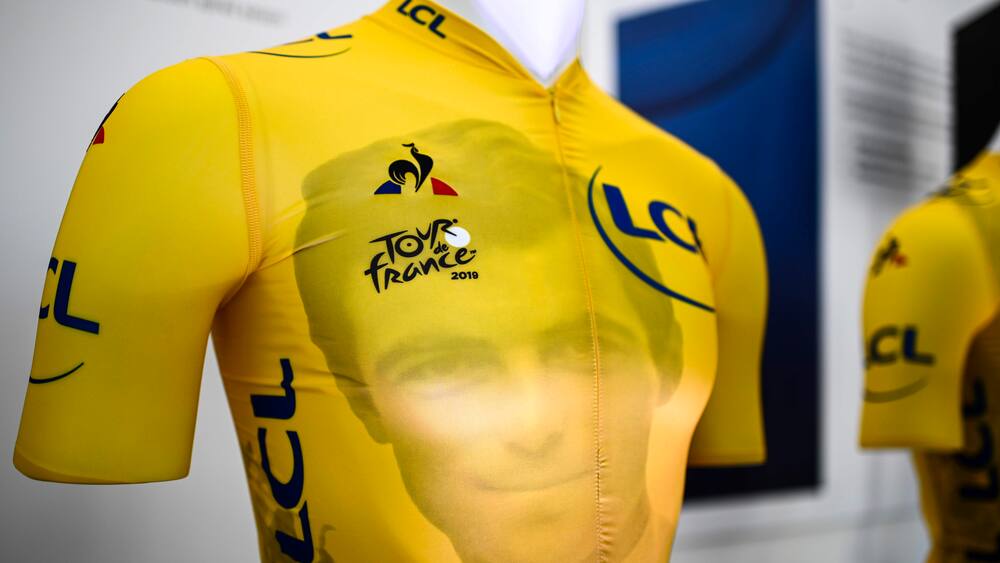 Maillot de cyclisme Jaune - Pulsation+ - CycloPro Maillot de cyclisme Jaune - Pulsation+ - CycloPro