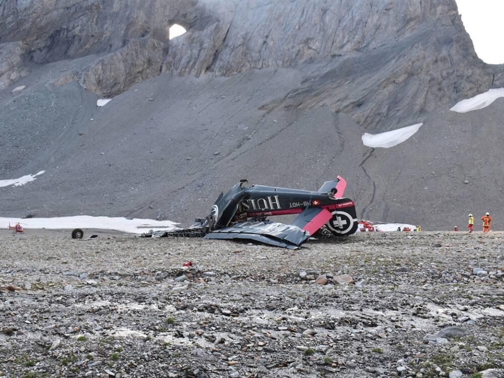 2018 stürzte am Piz Segnas in Graubünden eine historische Ju-52 der Dübendorfer Ju-Air ab. 20 Menschen starben.