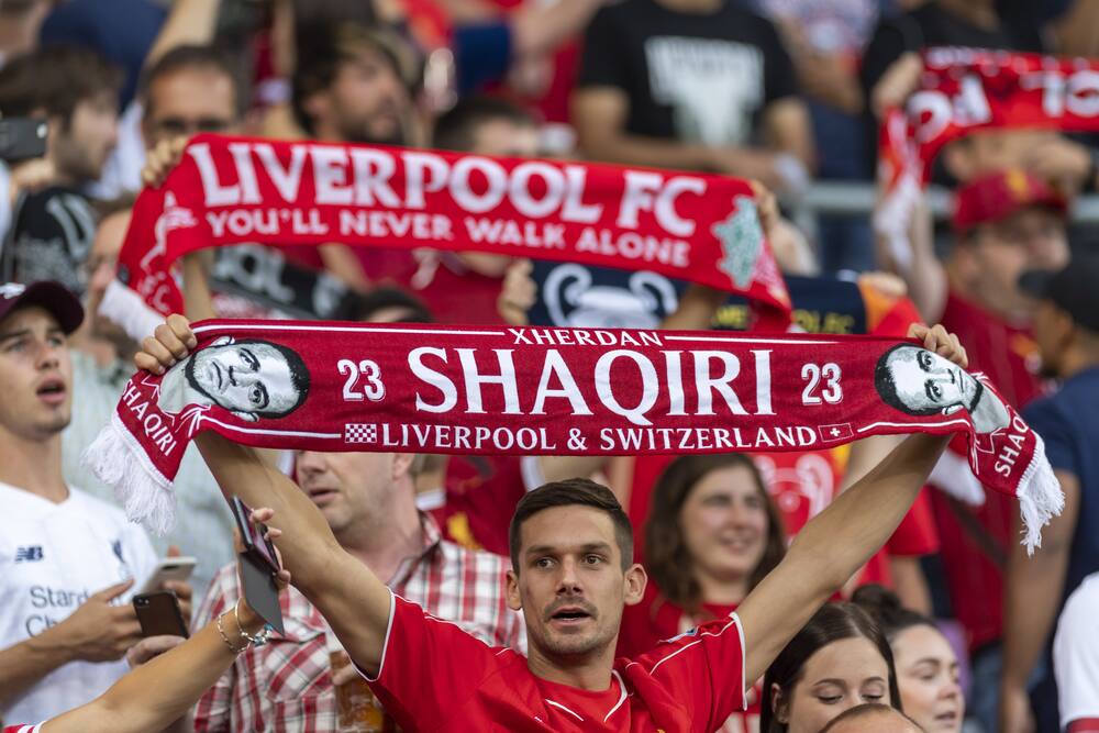 ... und wurde von den Fans freudig begrüsst.