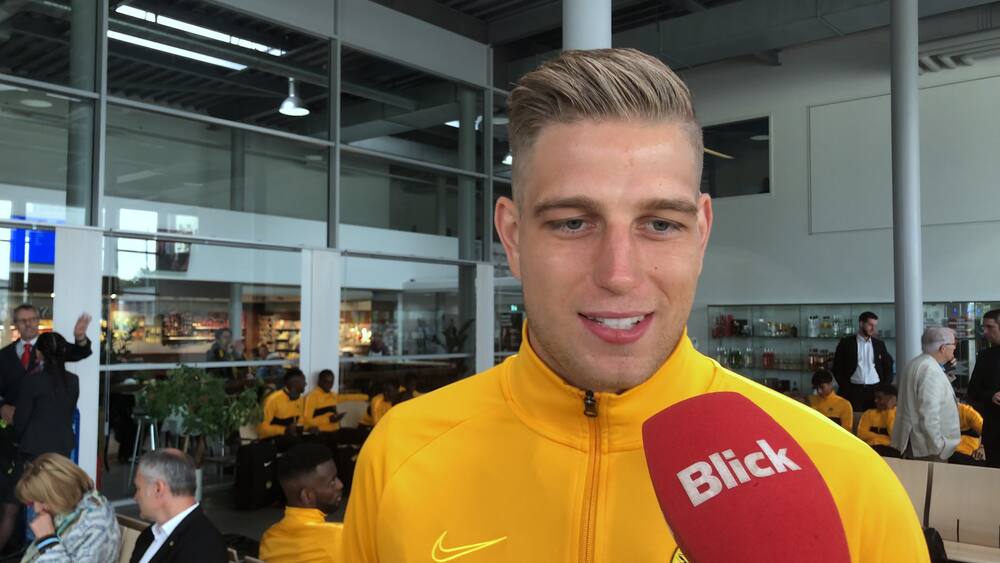 Fussball David von Ballmoos vor dem ELSpiel YB gegen Porto Blick