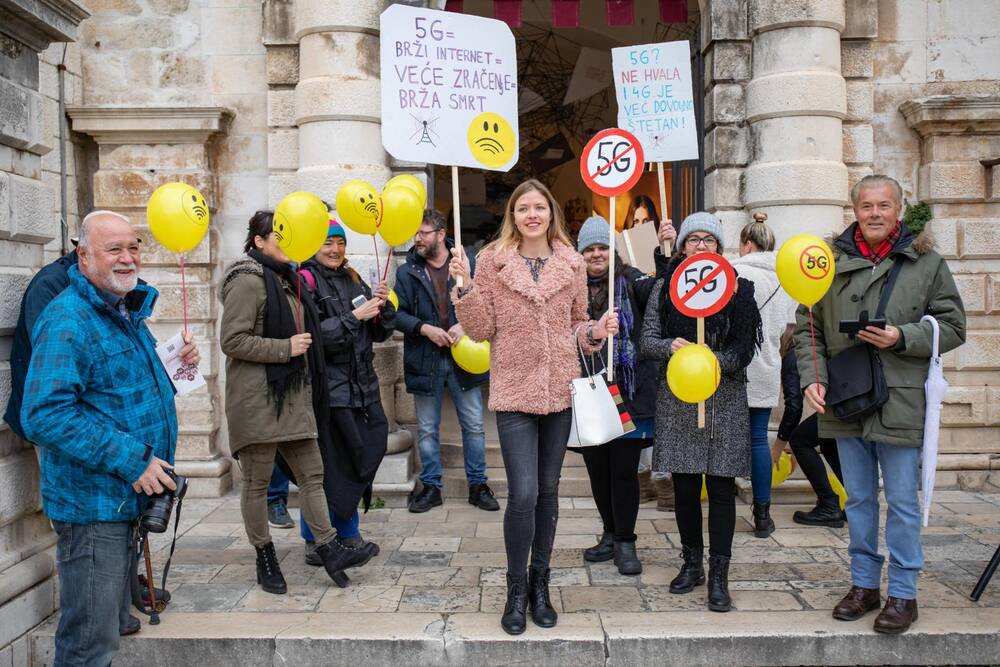 Und auch in Dubrovnik (Kroatien) wurde demonstriert.
