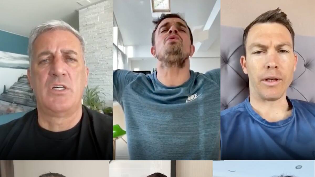 Sogar Coach Petkovic macht mit: Hier singt die Nati für die Schweiz