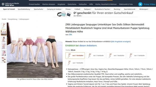 Kinder-Sexpuppen auf Amazon verfgbar - Blick Kinder-Sexpuppen auf Amazon verfgbar - Blick