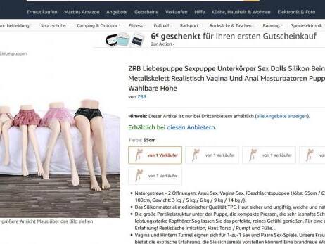 Kinder-Sexpuppen auf Amazon verfgbar - Blick Kinder-Sexpuppen auf Amazon verfgbar - Blick