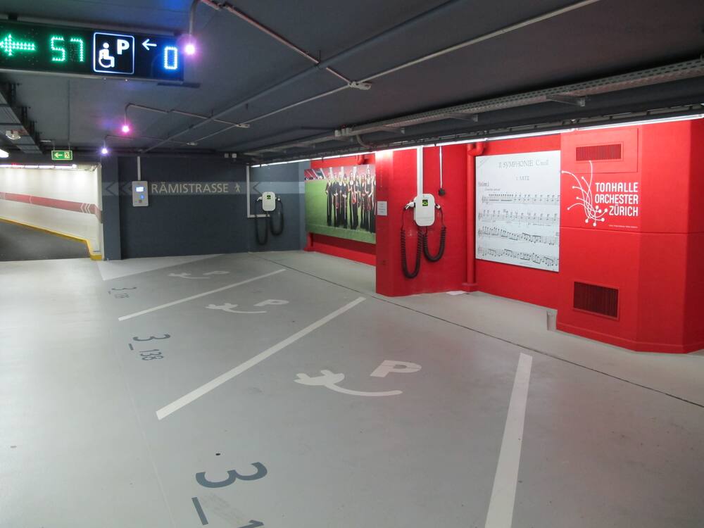 Ein Vorteil bleibt den E-Autos freilich: Sie können parken und «tanken» dabei gleichzeitig.