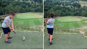 Hole-in-One von vier Jahre jungem Golf-Crack