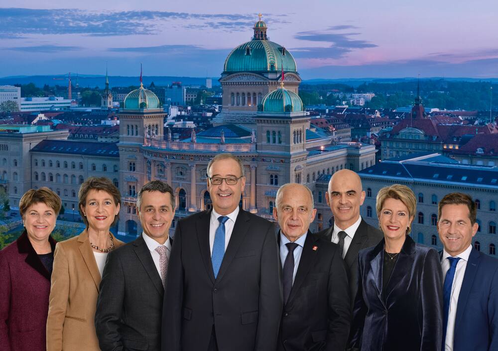 Offizielles Bundesratsfoto: In der Regierung gibt es keine Mehrheit mehr für ein Rahmenabkommen.