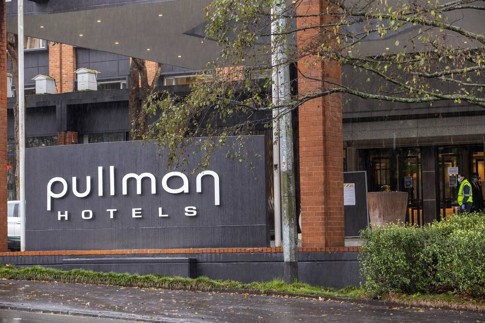 The woman was injured in this quarantine hotel in Auckland.