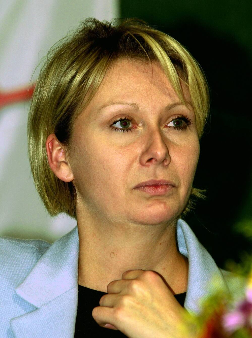 Strains (pictured since 2001) has been a member of the German Bundestag since 2009.