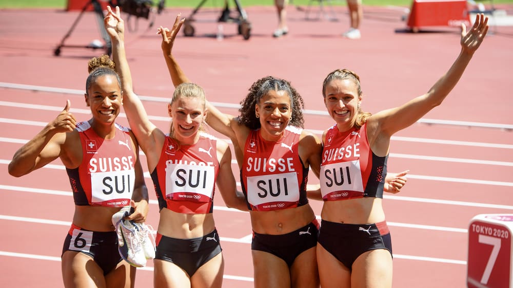 Olympia 2020 Schweizer 4x100mFrauenStaffel schafft FinalEinzug Blick Olympia 2020 Schweizer 4x100mFrauenStaffel schafft FinalEinzug Blick