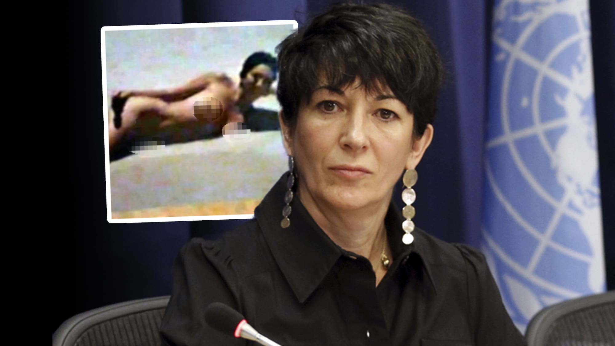 Jeffrey Epstein hatte ein Nacktbild von Ghislaine Maxwell auf seinem Pult