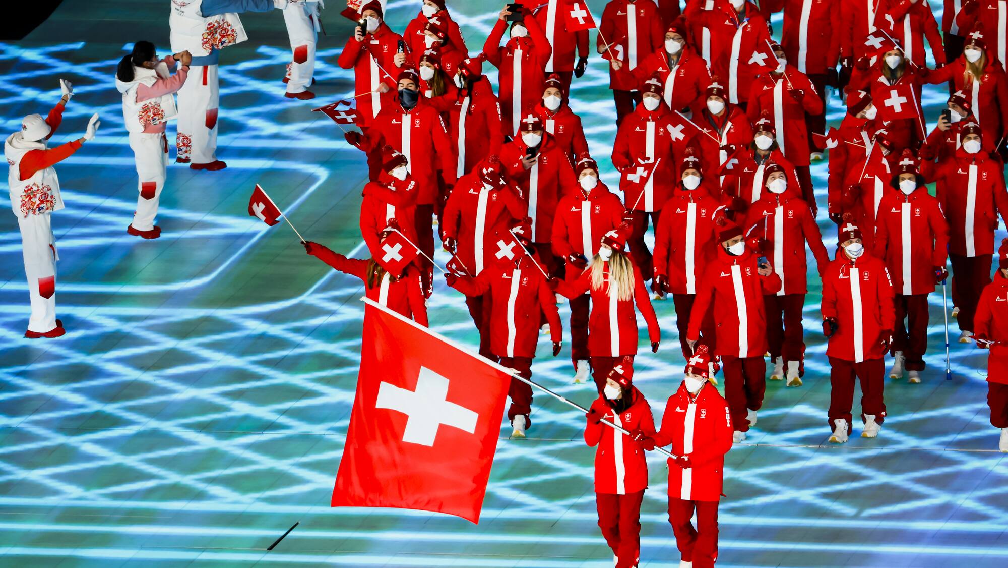 Winterspiele 2022 Die Eröffnungsfeier der Spiele im Liveticker Blick