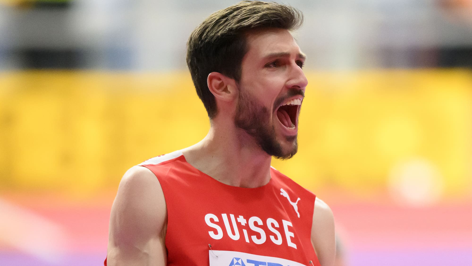 Leichtathletik Loïc Gasch gewinnt Silber im Hochsprung an HallenWM