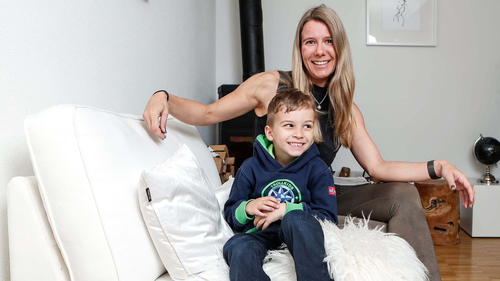 Chantal De Maio suchte monatelang einen Logopäden für ihren Sohn Gino (5)