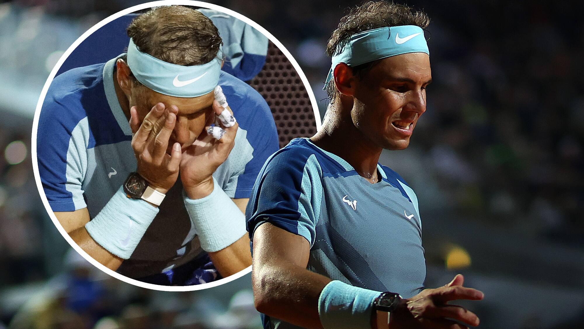 Tennis: Nadal bangt nach Verletzungs-Drama um die French Open Blick