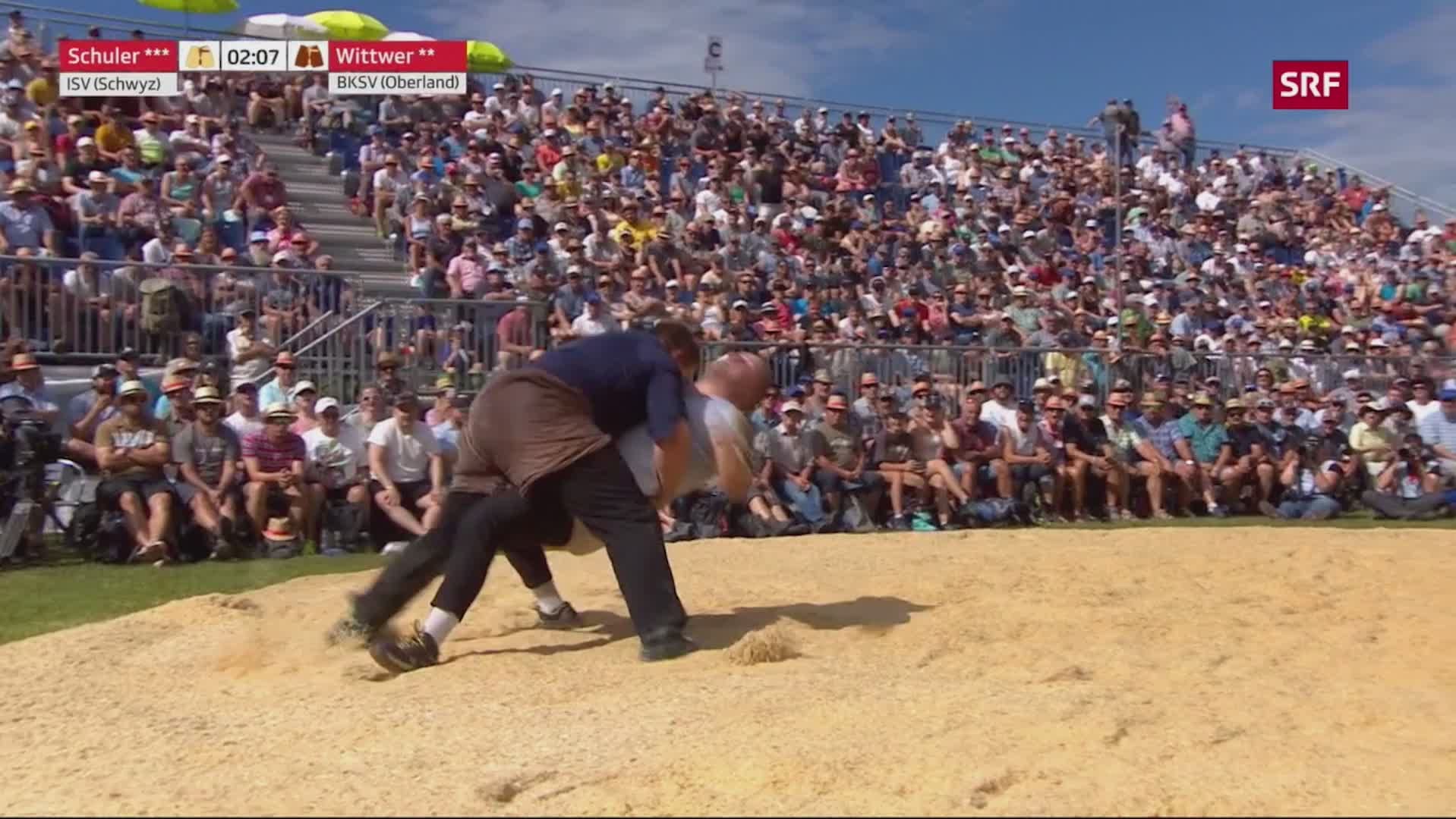 Schwingen: Wittwer feiert auf Stoos Premieren-Sieg - Blick