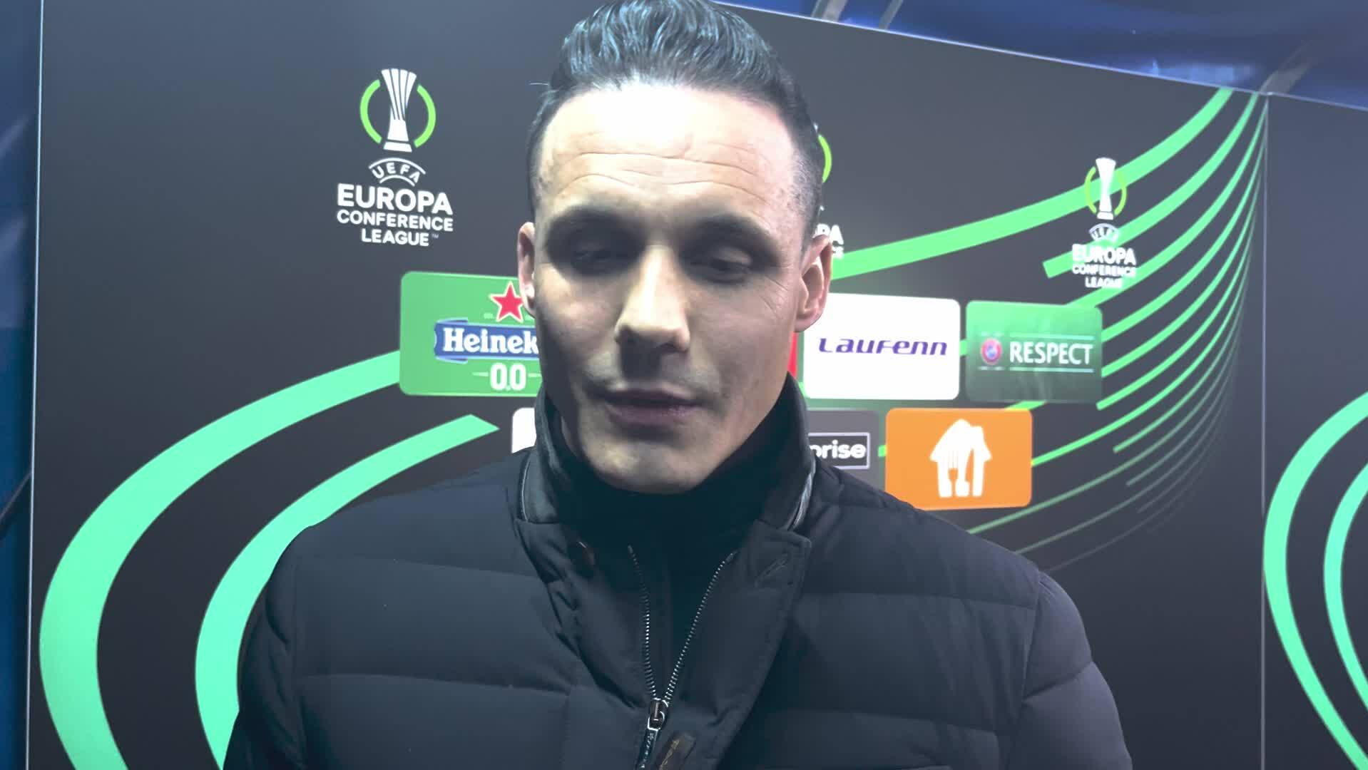 FC-Basel-Präsident David Degen im Interview nach Conference-League-Spiel