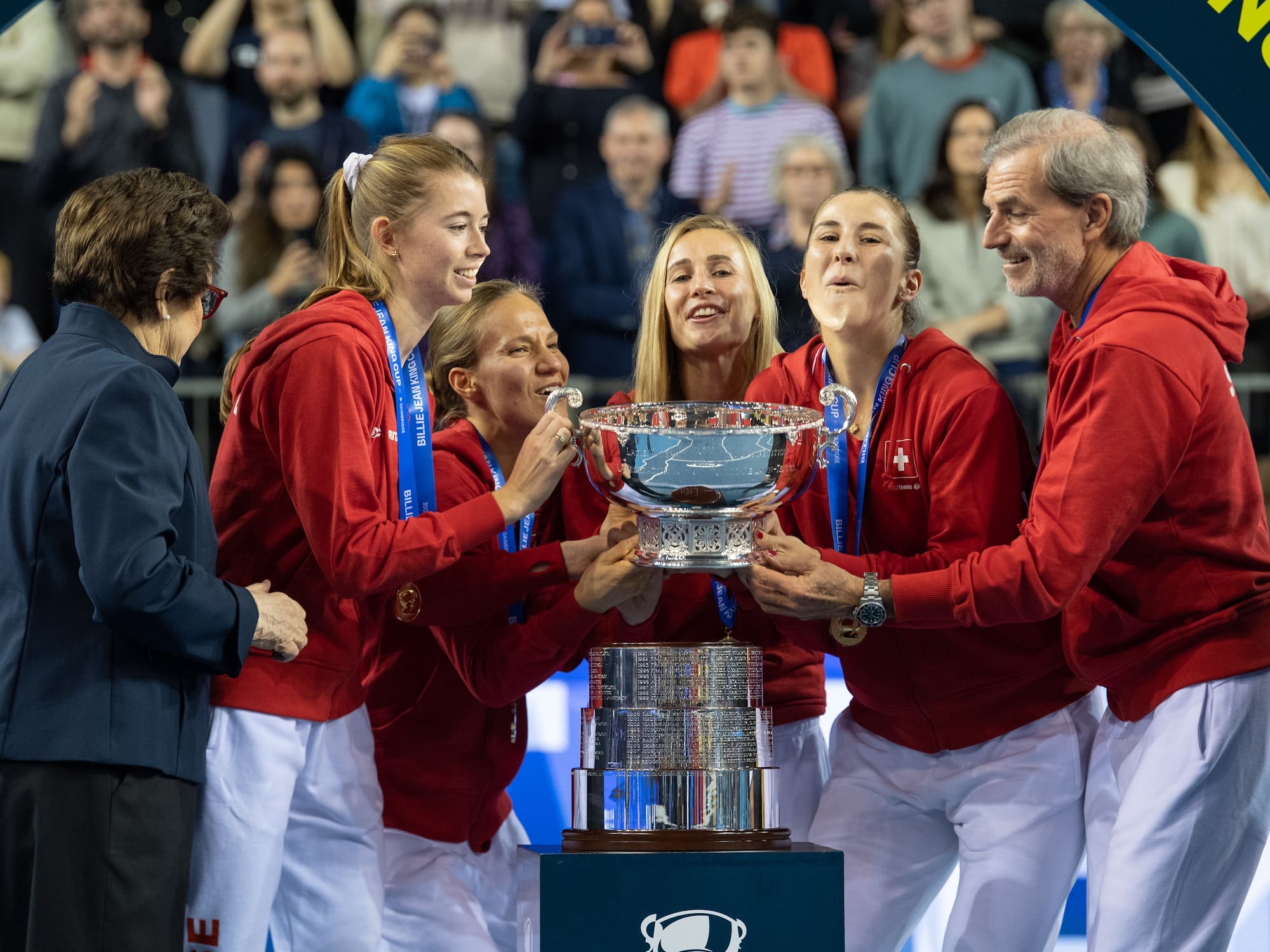 Billie Jean King Cup Trophy Malaga Spain November 20 Tathiana