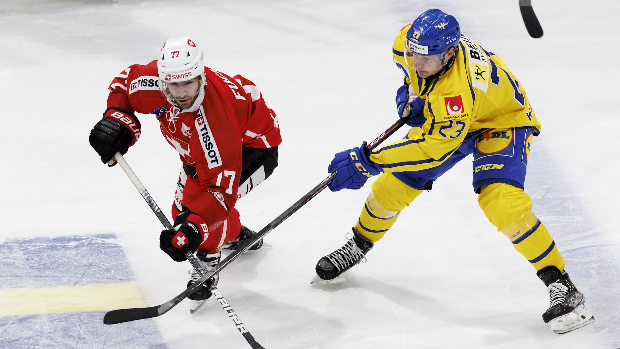 Swiss Ice Hockey Games Schweiz verliert gegen Schweden in der Verlängerung