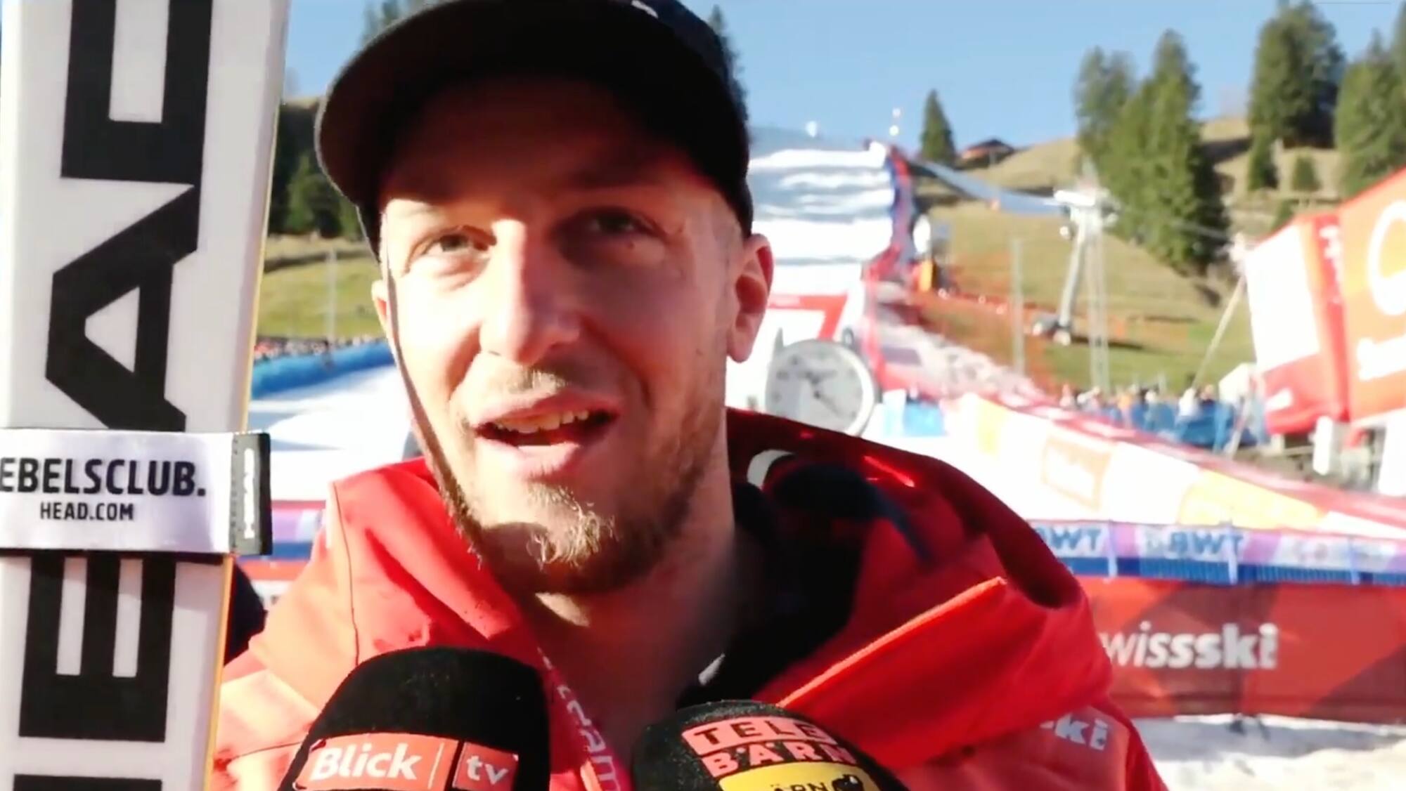 Ski alpin Justin Murisier spricht nach Aus in Adelboden über das Rennen