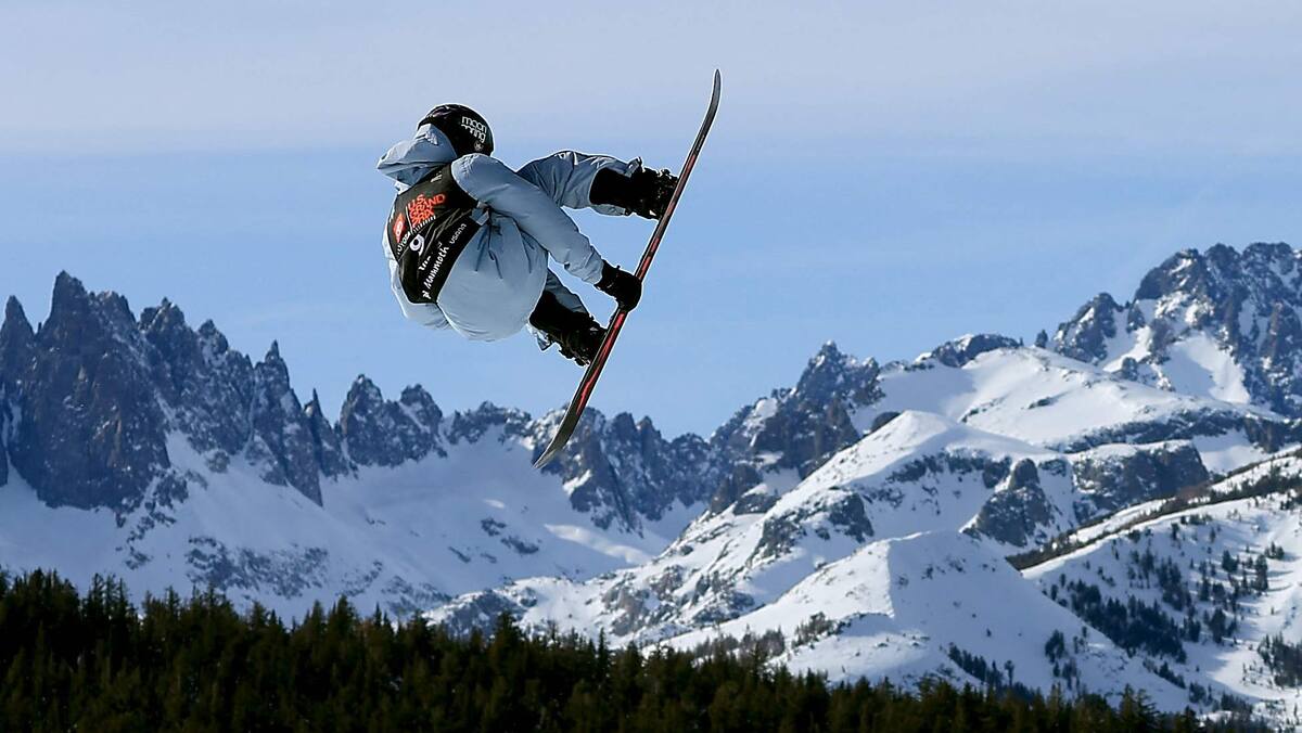 Snowboarder Huber im Slopestyle-Final