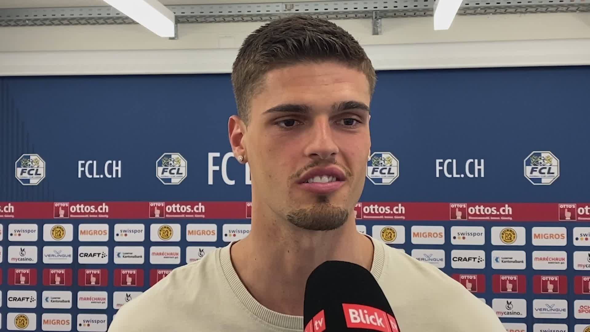 Super League FCLuzernVerteidiger Ismajl Beka im Check Blick