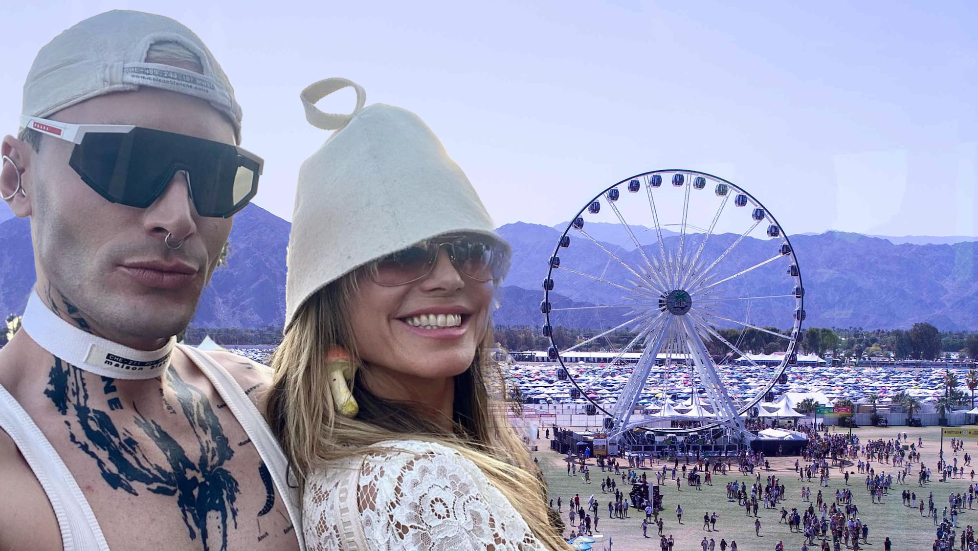 Yannik Zamboni besucht mit Heidi Klum das US-Festival Coachella - Blick