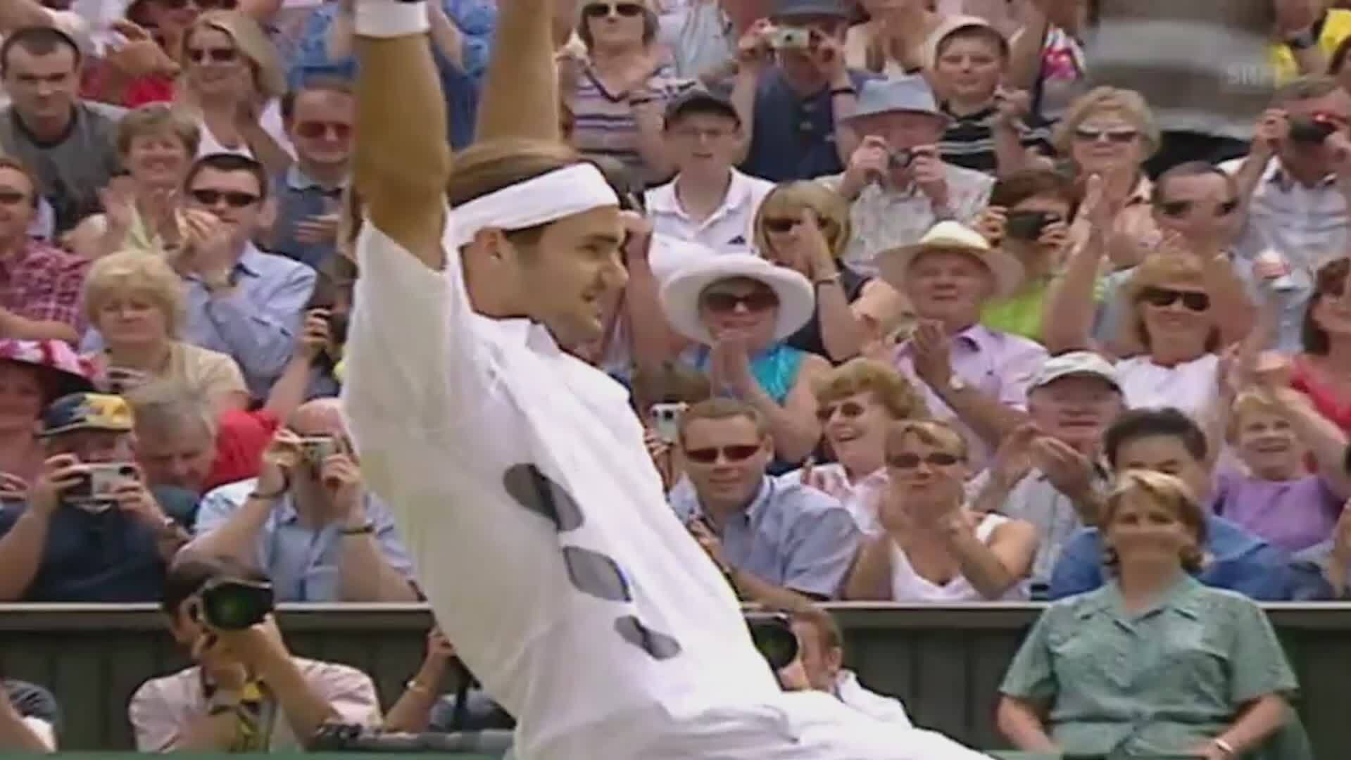 Wimbledon 2003 Hier holt Roger Federer seinen ersten GrandSlamTitel