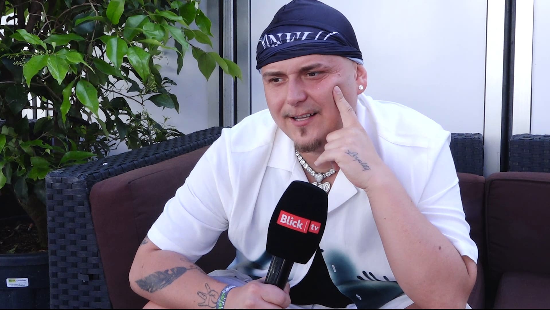 CH-Rapper EAZ (29) am Open Air Frauenfeld - Blick