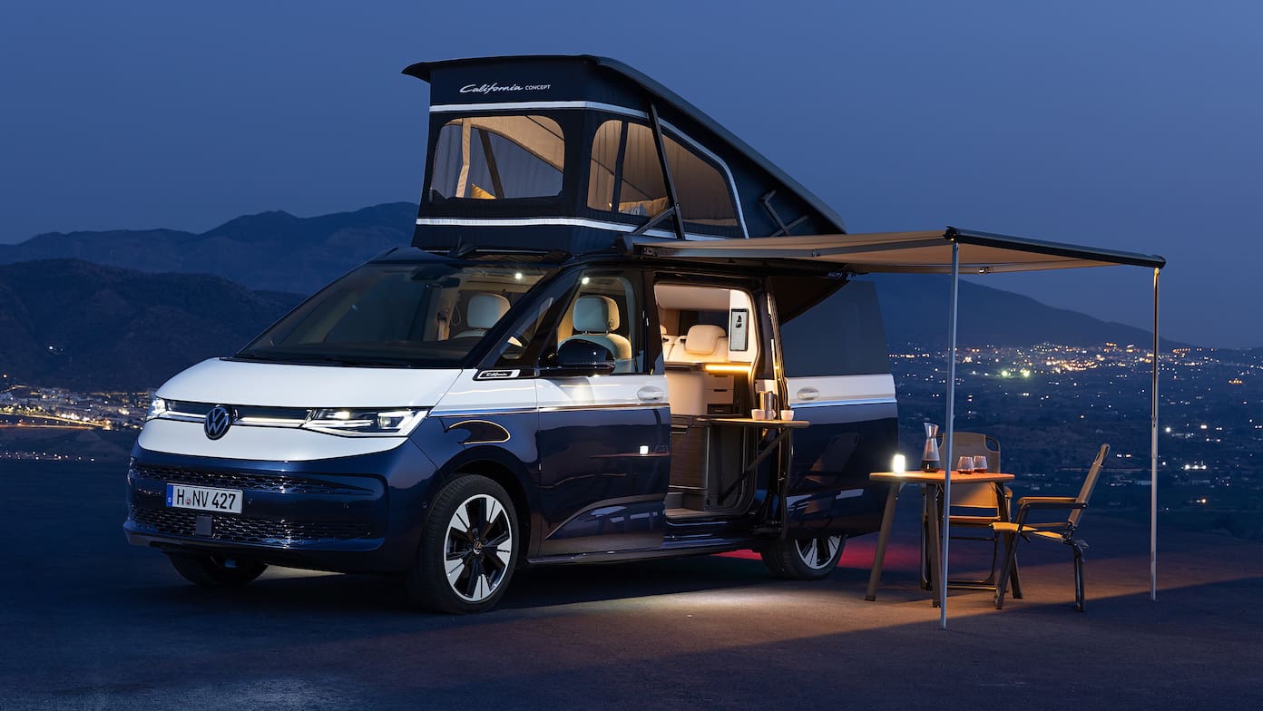 VW T7 California Concept Der Transporter wird zum bald Camper Blick VW T7 California Concept Der Transporter wird zum bald Camper Blick