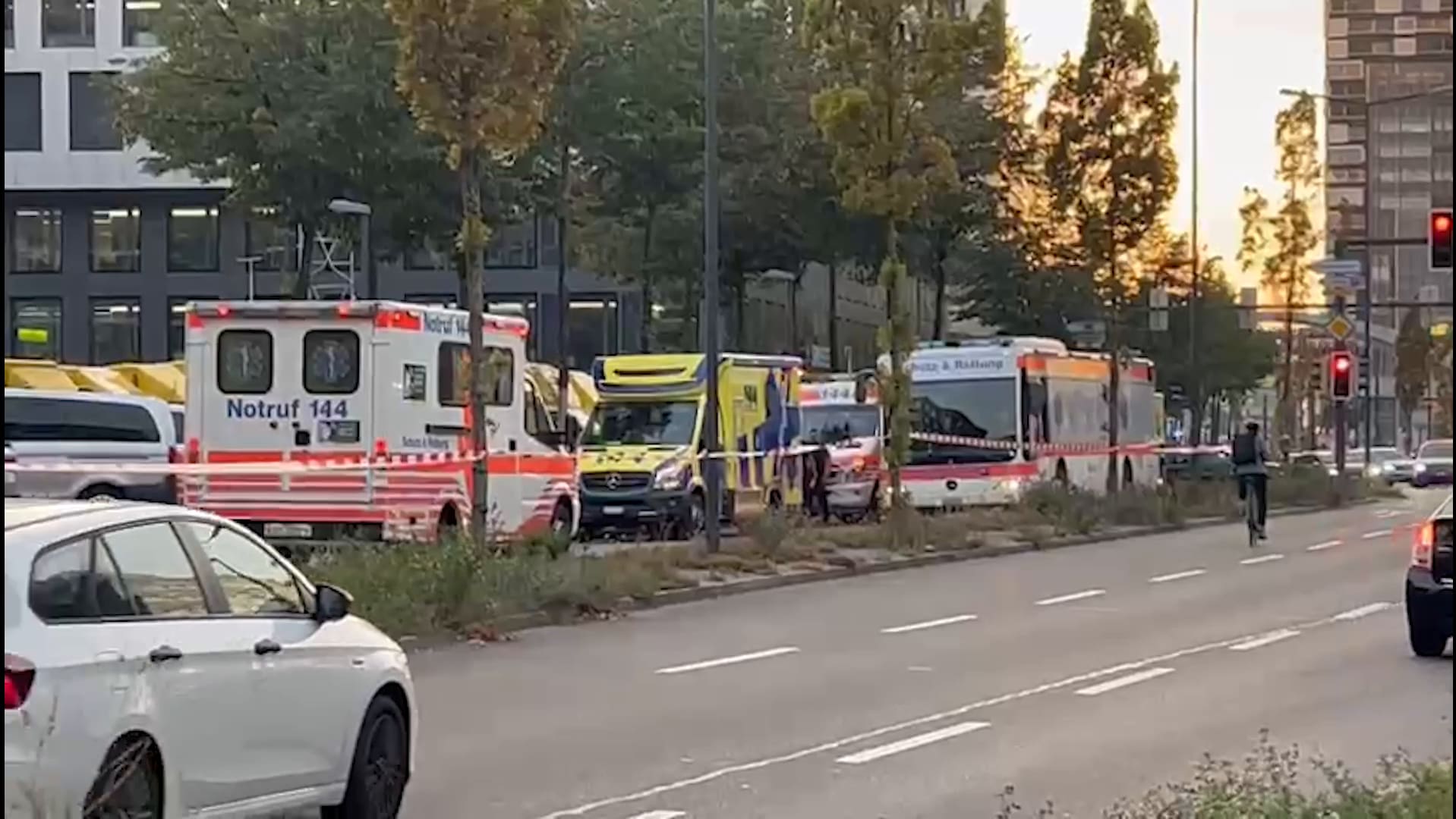 Chemieunfall in Zürich Video zeigt Einsatz der Rettungskräfte Blick