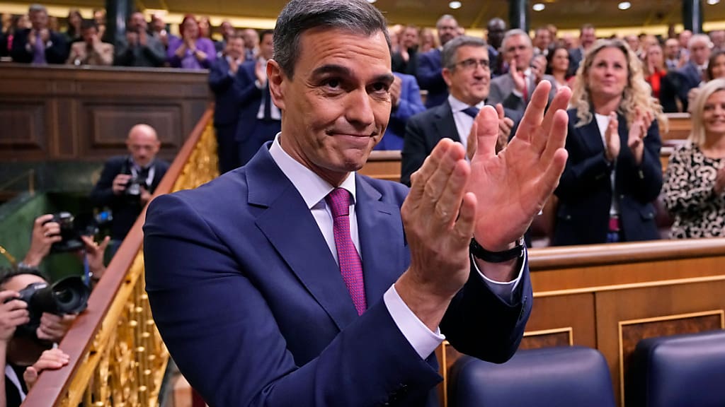 Spanien Sánchez wirbt für seine Wahl Blick