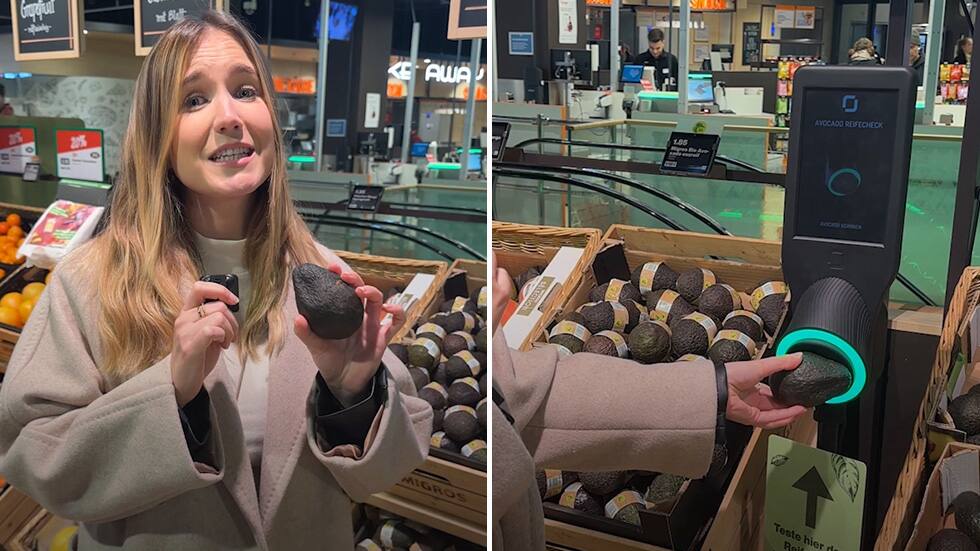 Avocado Ripe Detectpr Device Germany Blick testet den neuen Avocado-Scanner in der Migros - Blick