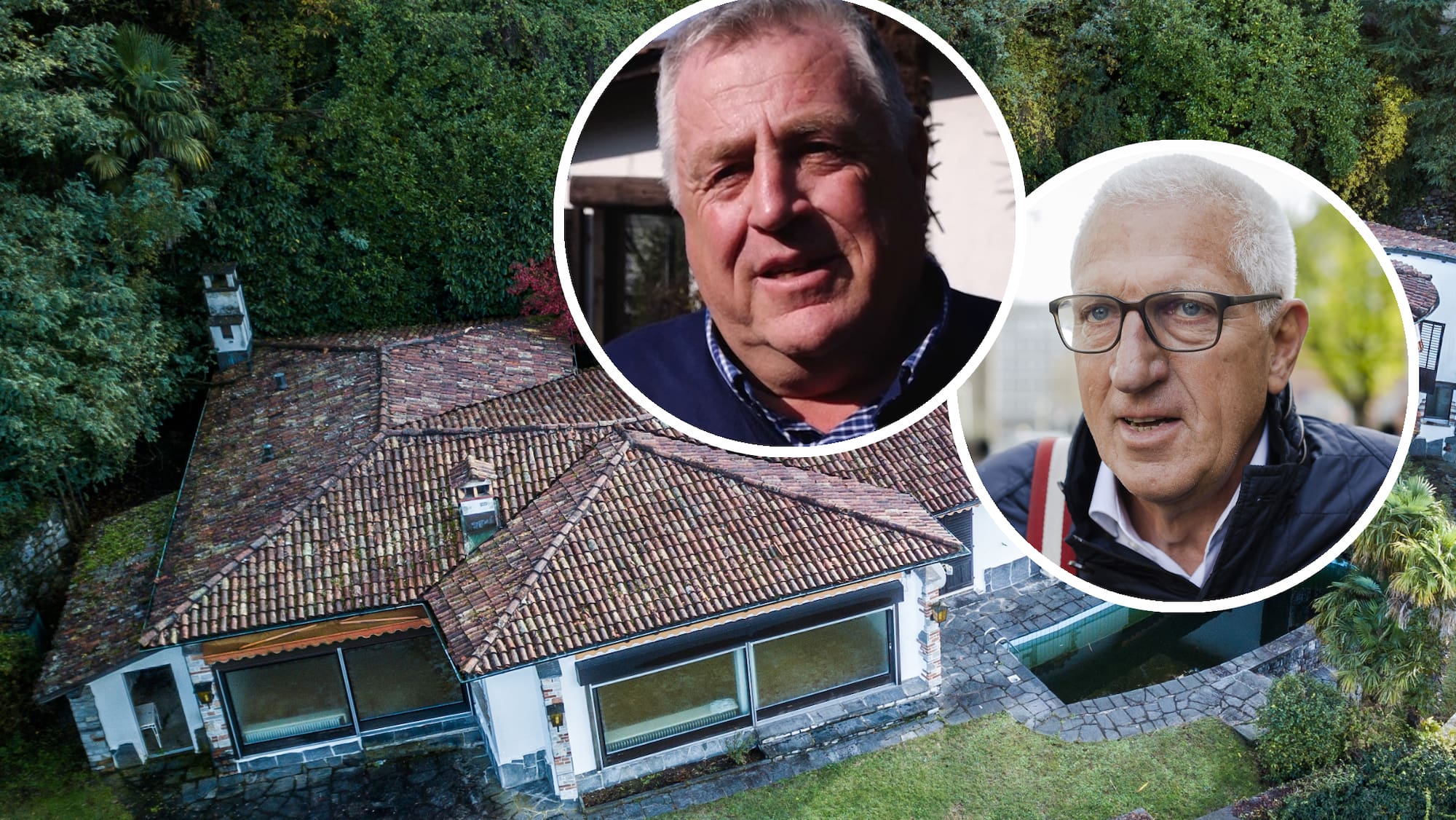 Die Villa von Pierin Vincenz in Morcote wird zwangsversteigert Blick