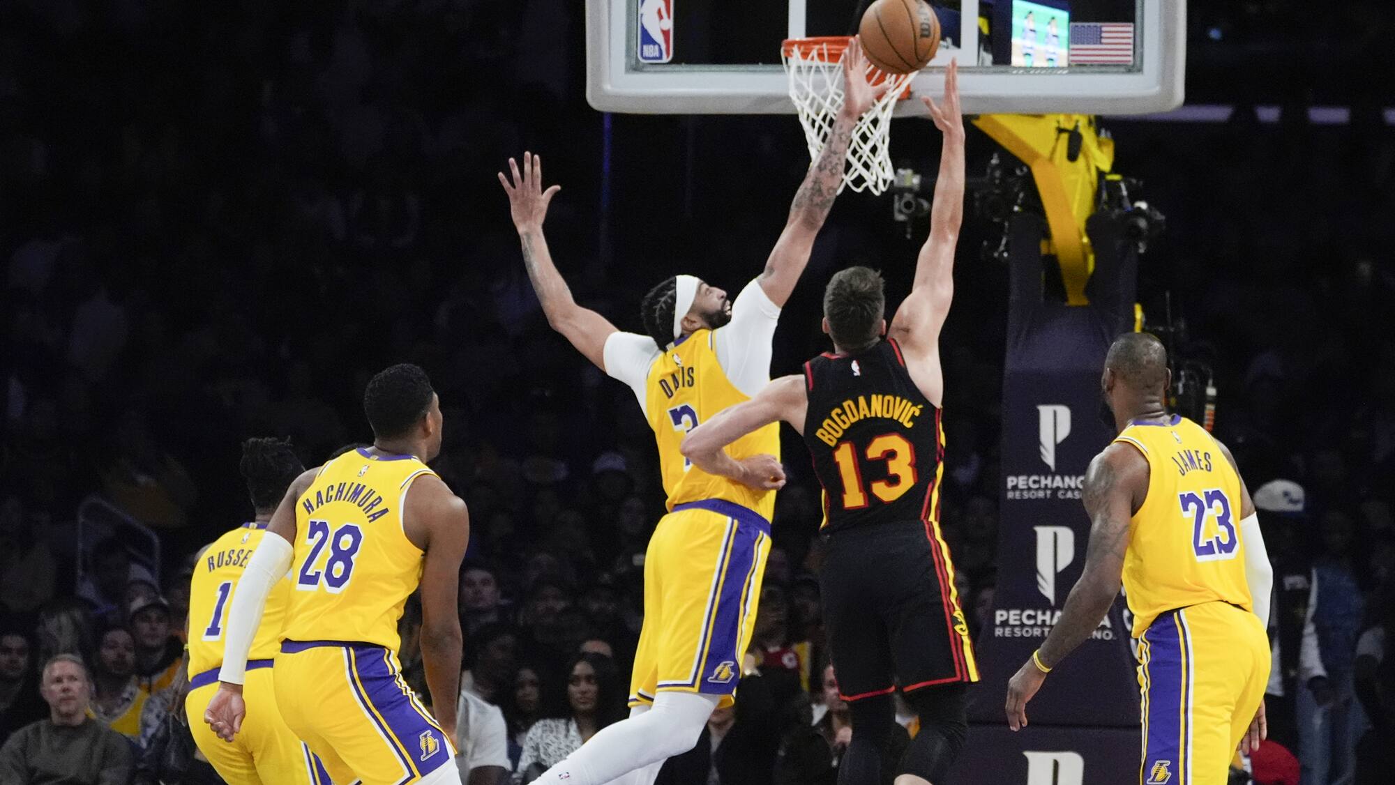 NBA Atlanta Hawks und Capela verlieren gegen Los Angeles Lakers 105136