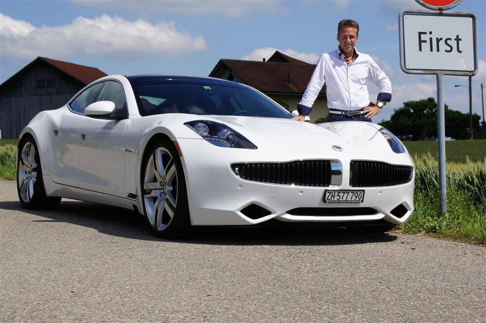Reto Hess und sein Elektro-Sportwagen: Der erste Fisker in der Schweiz