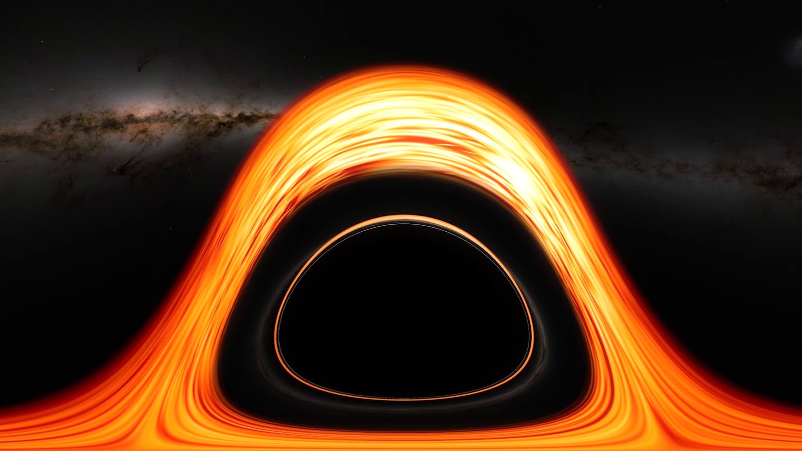 Spektakuläre Nasa-Animation: So sieht es in einem Schwarzen Loch aus