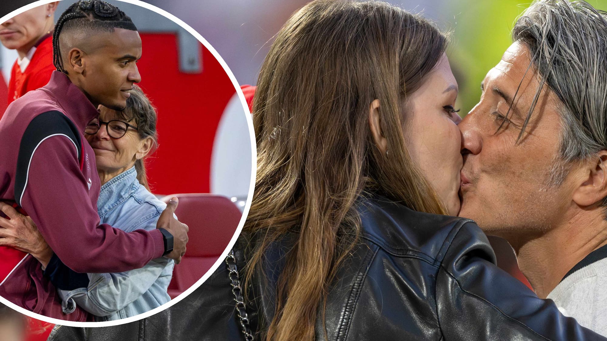 EM 2024 NatiStars werden nach EMOut von ihren Familien getröstet Blick